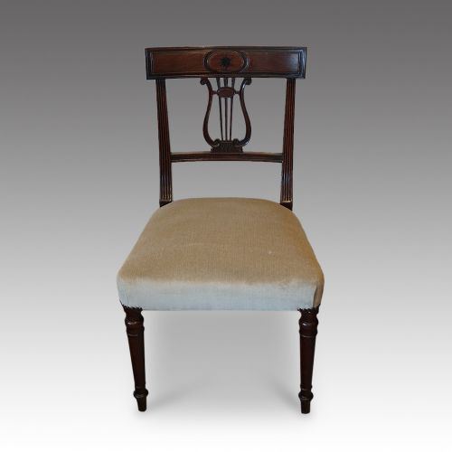 fig 6. Set of 12 Regency mahogany dining chairs