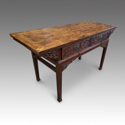 fig 1. Chinese red lacquer altar table