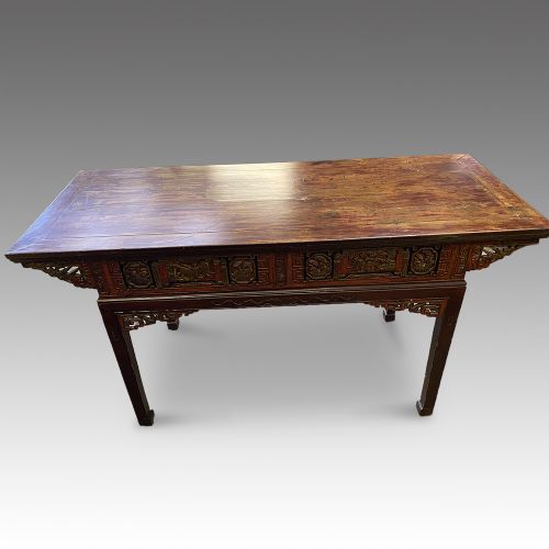 fig 5. Chinese red lacquer altar table
