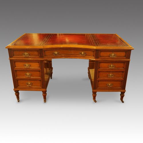 Victorian Walnut Partners Desk