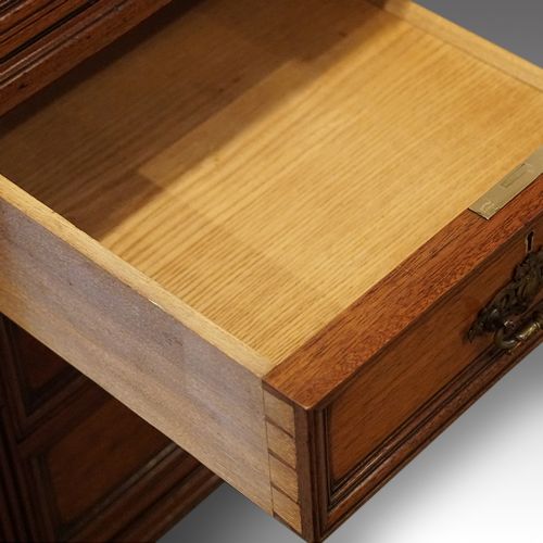 fig 2. Victorian walnut partners desk