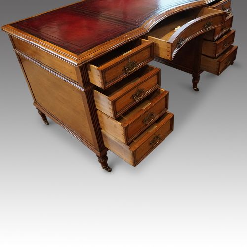 fig 5. Victorian walnut partners desk