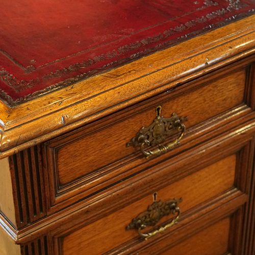 fig 7. Victorian walnut partners desk