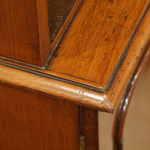 fig 3. Victorian mahogany open bookcase