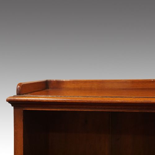 fig 6. Victorian mahogany open bookcase