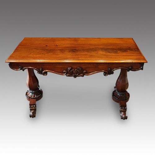 William IV Mahogany Library Table