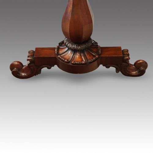 fig 1. William IV mahogany library table