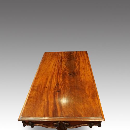 fig 3. William IV mahogany library table