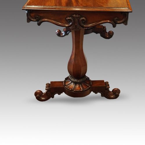 fig 6. William IV mahogany library table