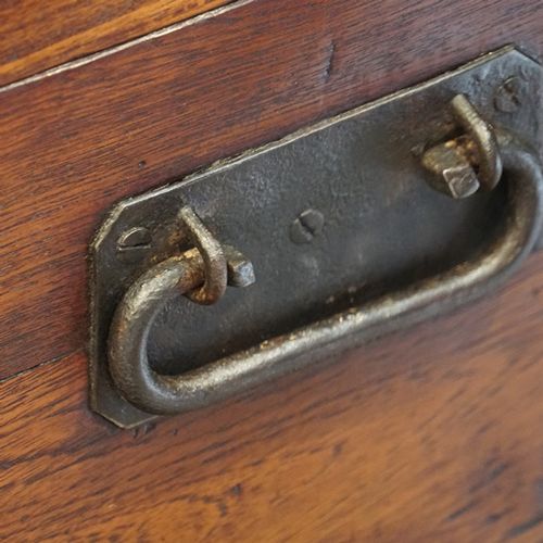 fig 2. Victorian brass bound military chest