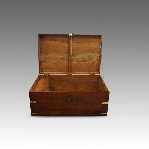 fig 6. Victorian brass bound military chest