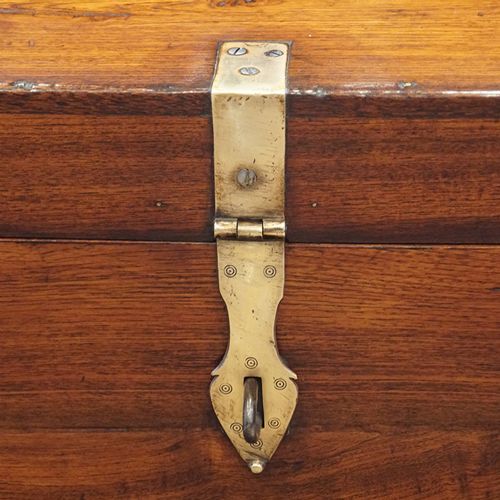 fig 9. Victorian brass bound military chest
