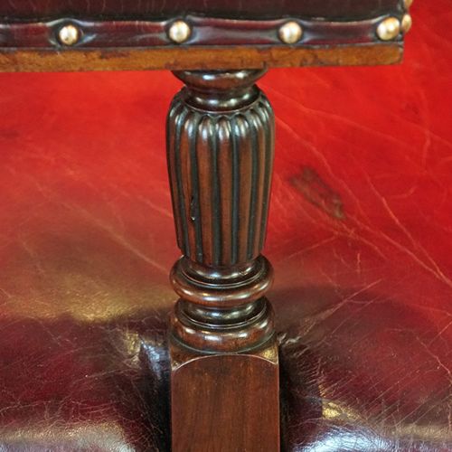 fig 2. Victorian mahogany desk chair by James Shoolbred