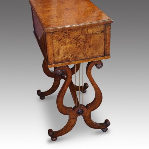 fig 1. Regency pollard oak worktable
