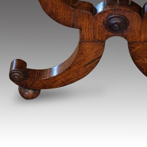 fig 6. Regency pollard oak worktable