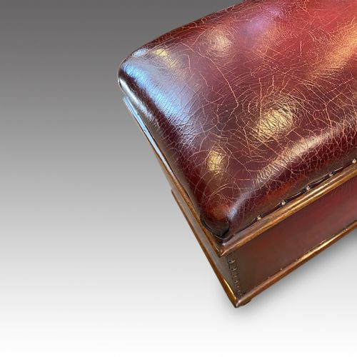 fig 1. Victorian leather ottoman