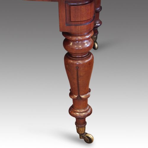 fig 2. William IV mahogany extending dining table