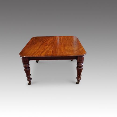 fig 4. William IV mahogany extending dining table
