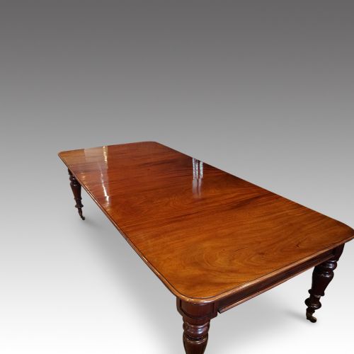 fig 6. William IV mahogany extending dining table