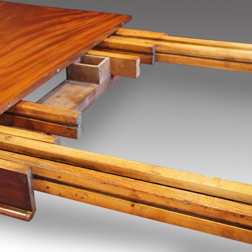 fig 7. William IV mahogany extending dining table