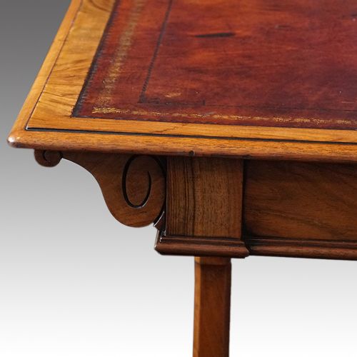 fig 4. Victorian walnut library table