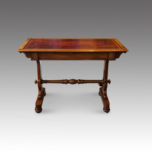 fig 7. Victorian walnut library table