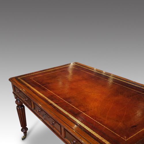 fig 2. Victorian mahogany library table