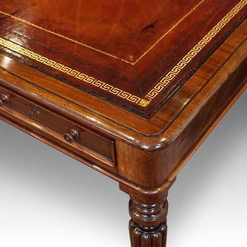 fig 4. Victorian mahogany library table