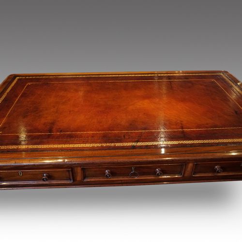 fig 6. Victorian mahogany library table
