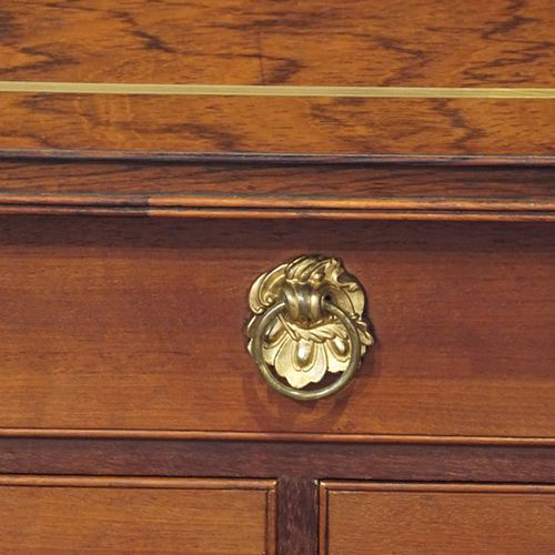 fig 2. Regency brass inlaid secretaire desk