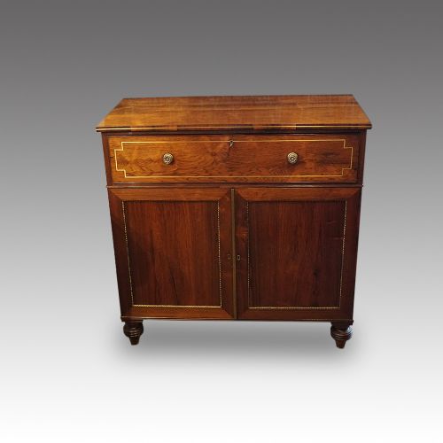 fig 3. Regency brass inlaid secretaire desk
