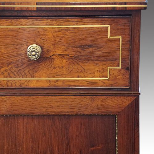 fig 5. Regency brass inlaid secretaire desk