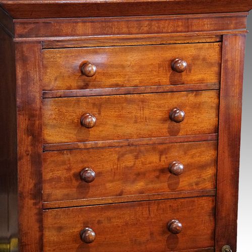 fig 1. Victorian mahogany Wellington chest