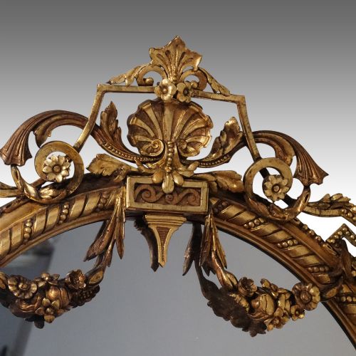 fig 4. Antique gilt oval girandole