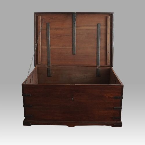 fig 7. Antique teak merchant chest