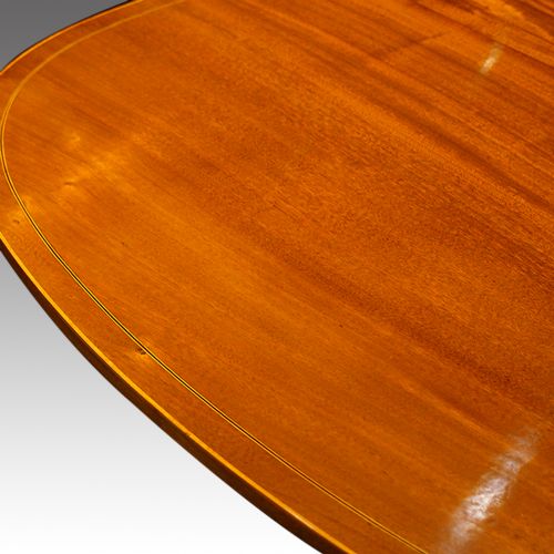fig 2. Georgian style mahogany 3 pillar dining table
