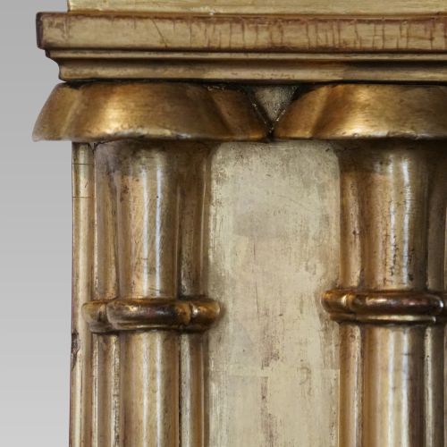 fig 2. 19thc. gilt over mantle mirror