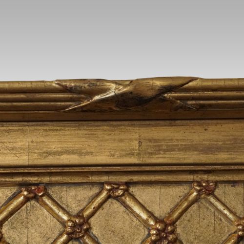 fig 4. 19thc. gilt over mantle mirror