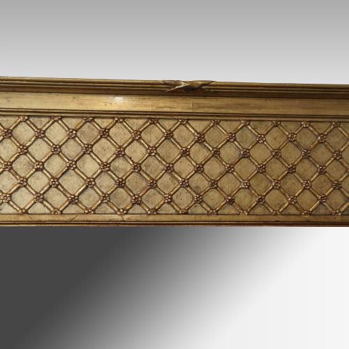 fig 6. 19thc. gilt over mantle mirror