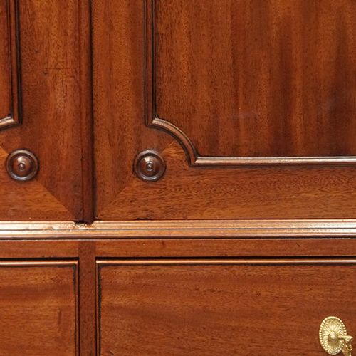 fig 2. George III mahogany cupboard press