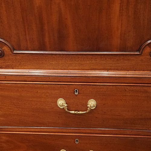 fig 5. George III mahogany cupboard press