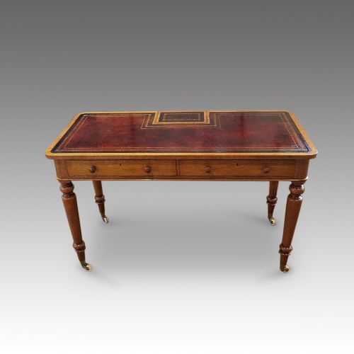 Victorian Oak Writing Table