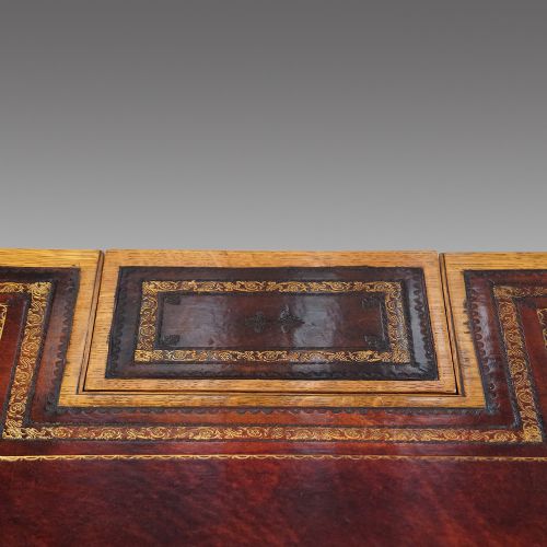 fig 2. Victorian oak writing table