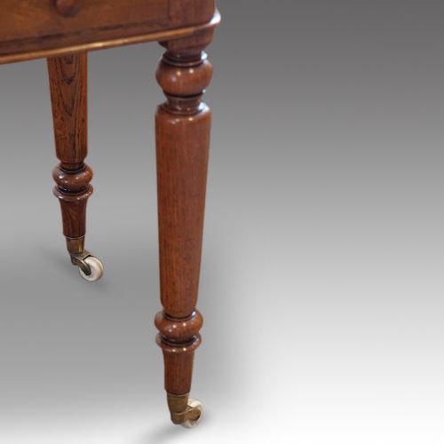 fig 3. Victorian oak writing table