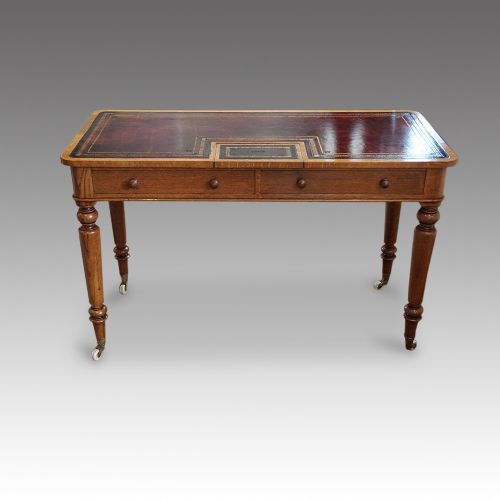 fig 6. Victorian oak writing table