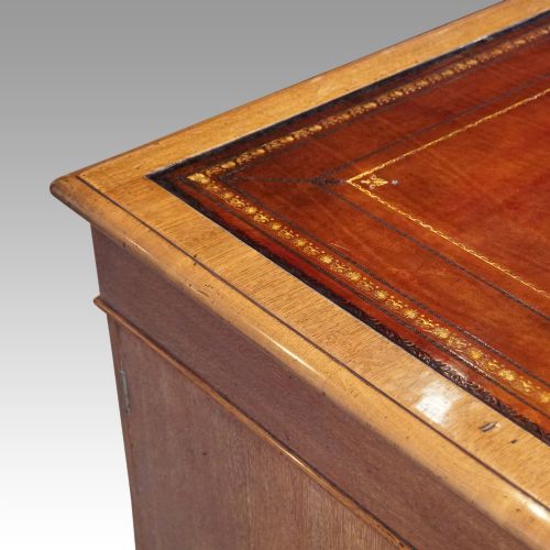 fig 1. Victorian oak partners desk