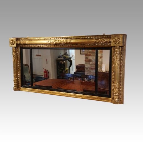 Regency Gilt Over Mantle Mirror