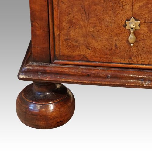 fig 1. Queen Anne oak and burr elm chest