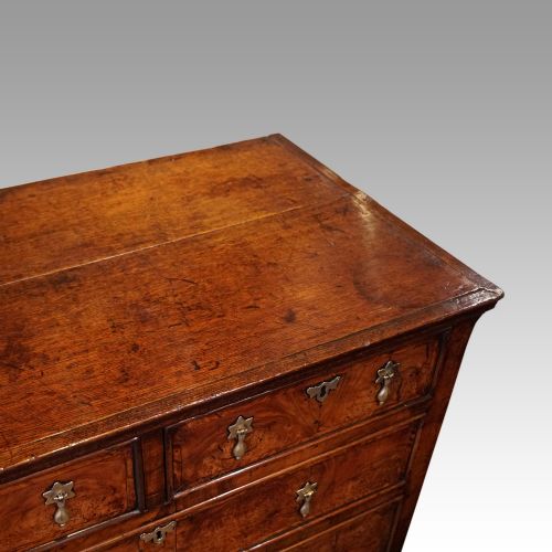 fig 8. Queen Anne oak and burr elm chest