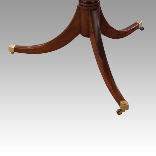 fig 7. George VI mahogany pedestal dining table 